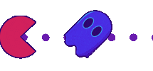 Pac-Man Halloween Sticker by newic