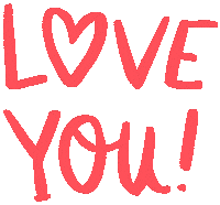 I Love You Hearts Sticker