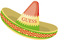 Mexico City Sombrero Sticker by GUESS