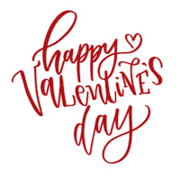 valentines day valentine Sticker by Feather Park Lettering
