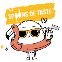 SpoonsOfTaste vegan healthy vegan snack spoons of taste Sticker