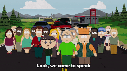 street crowd GIF by South Park 