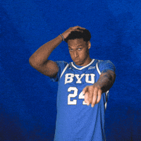 Byu Basketball Celebration GIF by BYU Cougars