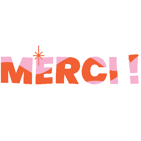 Thanks Thank You Sticker by Agence Nest