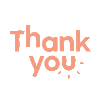 Thanks Thank You Sticker by Luma.ae