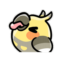 Lick Parrot Sticker