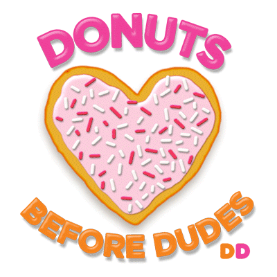 valentines day donuts before dudes Sticker by Dunkin’ Donuts