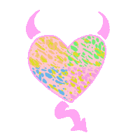 Heart Love Sticker by HUNKØN