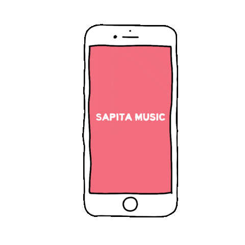 sapitamusic giphyupload phone apple iphone Sticker