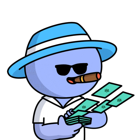 Im Rich Pay Day Sticker by Kudai