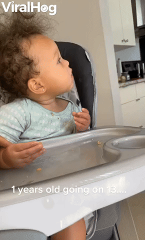Toddler Shows Mom Sass at Mealtime