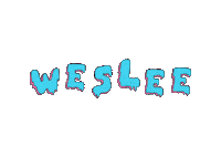 logo dripping Sticker by WESLEE