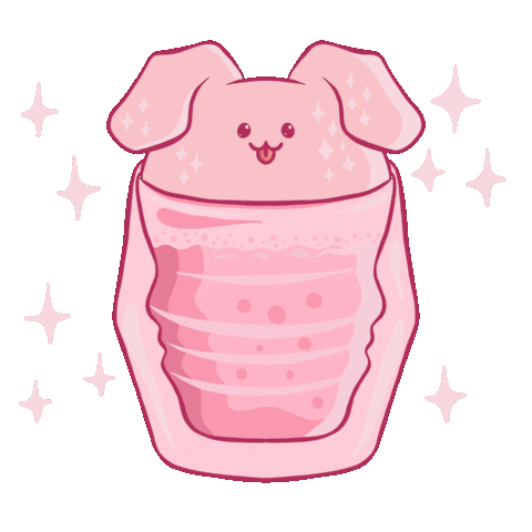 Dog Pink Sticker