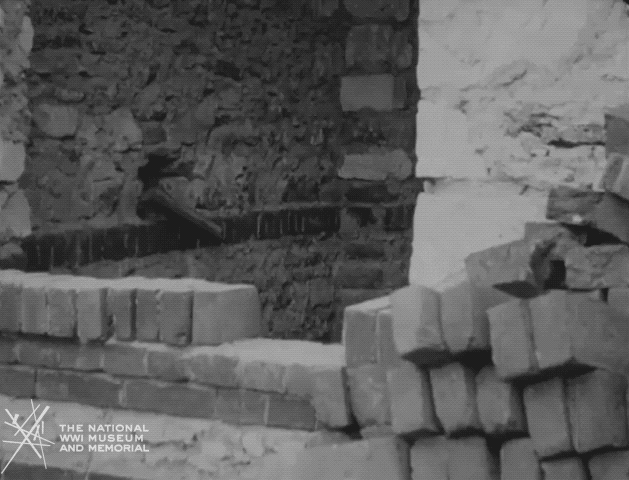 NationalWWIMuseum giphyupload black and white surprise military GIF