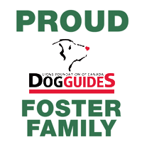 Foster Sticker by Dog Guides Canada