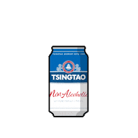 beerkorea alcohol free nonalcoholic tsingtao 칭따오 Sticker