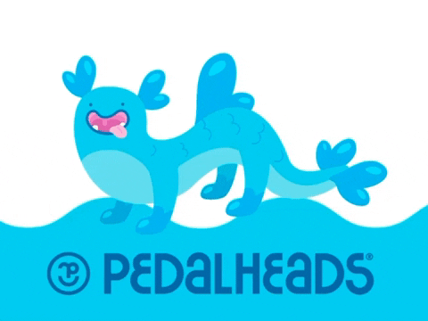 pedalheads giphyupload swimming waves swim GIF
