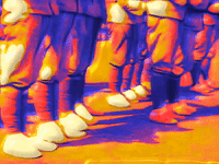 MFDtheArtist crazy weird war army GIF