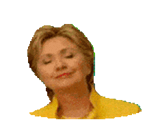 Happy Hillary Clinton Sticker by reactionstickers