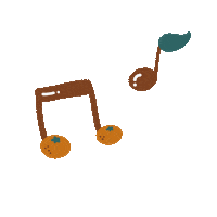 likeboom music holiday festival orange Sticker