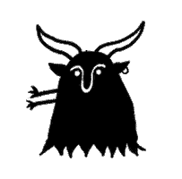 HIISI beer monster craft beer characters Sticker
