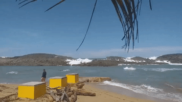Hurricane Epsilon Creates 'Hazardous' Surf Along Puerto Rico Coast