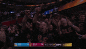 cleveland cavaliers fan GIF by NBA