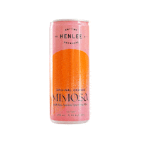 drinkhenlee cheers anytimeanywhere henlee henleemimosa Sticker