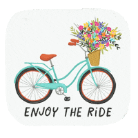 Flower Basket Love Sticker