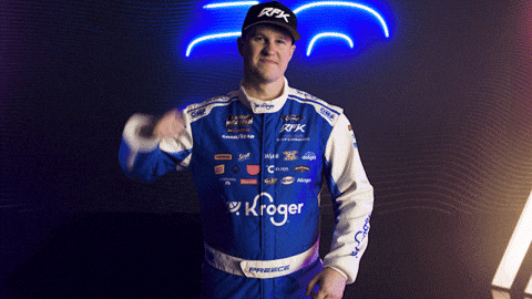 Stock Car Racing Thumbs Up GIF by NASCAR