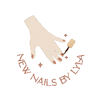 lylabeautylounge finger nails manicure polish Sticker