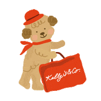 Kellysco dog shop blink shop now Sticker