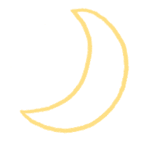Audiostorie night moon podcast sleepy Sticker