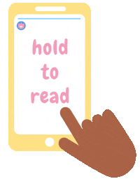Hold Read Sticker
