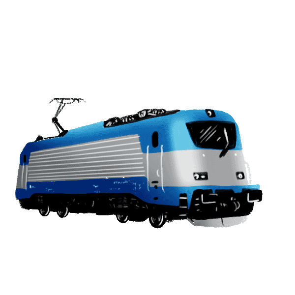 skodatransportation giphyupload train trains skoda Sticker
