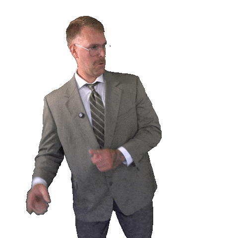 Point Click Here Sticker