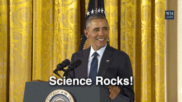 barack obama science rocks GIF by Obama