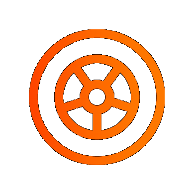 Wheel Running Sticker by EOS Worldwide®