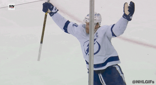 Tampa Bay Lightning Hug GIF by NHL