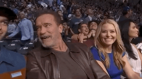 Arnold Schwarzenegger Sport GIF by UFC