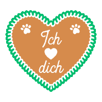 I Love You Oktoberfest Sticker by Rover.com