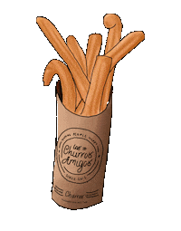 street food chocolate Sticker