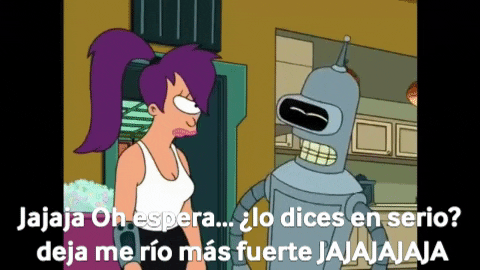 leohdz_Markiii giphygifmaker laugh jajaja bender GIF