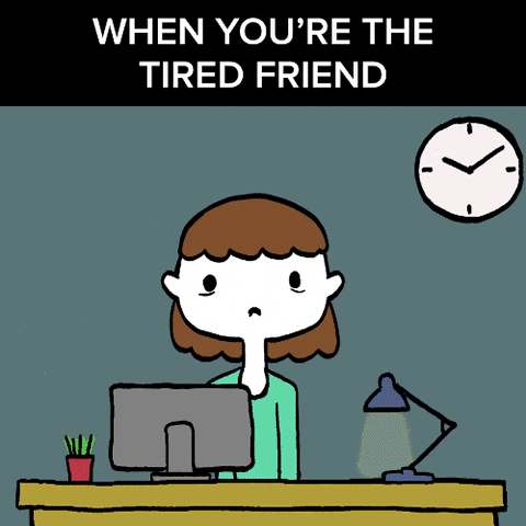 Tired Friends GIF by BuzzFeed