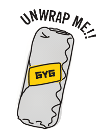 GYG yum burrito delicioso gyg Sticker