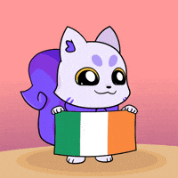 Flag Ireland GIF by Lucky Kat Studios