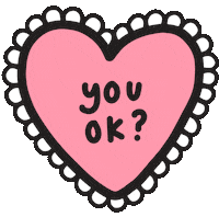 You Ok Sticker by Poppy Deyes