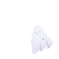 poleiii halloween ghost trick or treat cute ghost Sticker