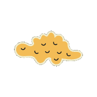 BestPartKids food eat snack dino Sticker