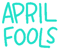April Fools Trick Sticker by Sarah The Palmer